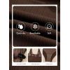 image:imageAleumdr Womens Textured One Piece Swimsuit Tummy Control Bathing Suit Tie Knot Cutout SwimwearCoffee