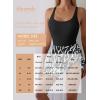 image:imageAleumdr One Piece Swimdress Swimsuit for Women Tummy Control with Mesh Skirt Tie Knot Swim Dresses Bathing SuitBlack Spots
