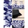 image:imageAleumdr Womens Tankini Bathing Suit Tie Knot 2026 Summer Two Piece Swimsuit Printed Swim Tank Top with High Waisted BottomBlue Floral