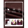image:imageAleumdr Women Textured Popular Tankini Bathing Suit Tie Knot Two Piece Swimsuit Color Block Cutout Flowy Swim Top with BottomRed