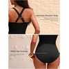 image:imageAleumdr Textured One Piece Swimsuit for Women Cutout Tummy Control Bathing Suits Tie Knot Modest Swimwear 2026Black