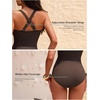 image:imageAleumdr Textured One Piece Swimsuit for Women Cutout Tummy Control Bathing Suits Tie Knot Modest Swimwear 2026Coffee