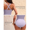 image:imageAleumdr Textured One Piece Swimsuit for Women Cutout Tummy Control Bathing Suits Tie Knot Modest Swimwear 2026Orchid Petal