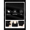 image:imageAleumdr Womens Textured One Piece Swimsuit Tummy Control Bathing Suit Tie Knot Cutout SwimwearBlack Textured