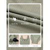 image:imageAleumdr Womens Textured One Piece Swimsuit Tummy Control Bathing Suit Tie Knot Cutout SwimwearClover Green Textured