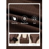 image:imageAleumdr Womens Textured One Piece Swimsuit Tummy Control Bathing Suit Tie Knot Cutout SwimwearCoffee Textured