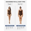 image:imageAleumdr Womens Textured One Piece Swimsuit Tummy Control Bathing Suit Tie Knot Cutout SwimwearCoffee Textured