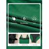image:imageAleumdr Womens Textured One Piece Swimsuit Tummy Control Bathing Suit Tie Knot Cutout SwimwearDark Green Textured