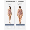 image:imageAleumdr Womens Textured One Piece Swimsuit Tummy Control Bathing Suit Tie Knot Cutout SwimwearDusty Pink Textured