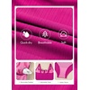 image:imageAleumdr Womens Textured One Piece Swimsuit Tummy Control Bathing Suit Tie Knot Cutout SwimwearRose Textured