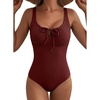 Burgundy Red Textured