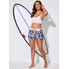 image:imageAleumdr Womens 3 Waistband Swimsuit Bottom Boy Shorts Swimming PantyAvailable in PlusBlue Floral