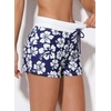 image:imageAleumdr Womens 3 Waistband Swimsuit Bottom Boy Shorts Swimming PantyAvailable in PlusBlue Floral