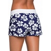 image:imageAleumdr Womens 3 Waistband Swimsuit Bottom Boy Shorts Swimming PantyAvailable in PlusBlue Floral
