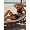 image:imageAleumdr Womens 3 Waistband Swimsuit Bottom Boy Shorts Swimming PantyAvailable in PlusBlue2