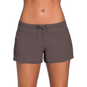 image:imageAleumdr Womens 3 Waistband Swimsuit Bottom Boy Shorts Swimming PantyAvailable in PlusBrown