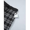image:imageAleumdr Womens Wide Leg Sweatpants with Pockets Plaid Lounge Pants High Waisted Baggy Pants Drawstring Casual PantsA1 Black