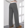 image:imageAleumdr Womens Casual Pants Wide Leg Sweatpants with Pockets Elastic High Waisted Lounge Pants Loose Baggy PantsA1 Black Stripe