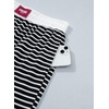 image:imageAleumdr Womens Casual Pants Wide Leg Sweatpants with Pockets Elastic High Waisted Lounge Pants Loose Baggy PantsA1 Black Stripe