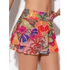 image:imageAleumdr Womens Waistband Layered Swimdress Ruffle Swim Skirt Swimsuit BottomAvailable in PlusMulticolor