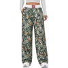 image:imageAleumdr Womens Casual Pants Wide Leg Sweatpants with Pockets Elastic High Waisted Lounge Pants Loose Baggy PantsA7 Dark Maple Leaf