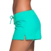 image:imageAleumdr Womens 3 Waistband Swimsuit Bottom Boy Shorts Swimming PantyAvailable in PlusMint Green