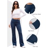 image:imageAleumdr Womens Ribbed Knit Lounge Pants Causal Comfy Fold Over Pajama PantsA3 Navy Blue