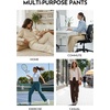image:imageAleumdr Womens Wide Leg Sweatpants High Waisted Loose Lounge Pants with PocketsA8 White