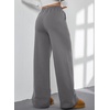 image:imageAleumdr Womens Wide Legs Sweatpants Fleece Lined High Waisted Baggy Pants 2026 Trendy Casual Athletic Joggers with PocketsMedium Grey