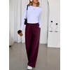 image:imageAleumdr Womens Wide Legs Sweatpants Fleece Lined High Waisted Baggy Pants 2026 Trendy Casual Athletic Joggers with PocketsPurple