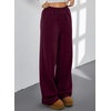 image:imageAleumdr Womens Wide Legs Sweatpants Fleece Lined High Waisted Baggy Pants 2026 Trendy Casual Athletic Joggers with PocketsPurple