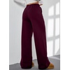 image:imageAleumdr Womens Wide Legs Sweatpants Fleece Lined High Waisted Baggy Pants 2026 Trendy Casual Athletic Joggers with PocketsPurple