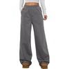 image:imageAleumdr Womens Wide Legs Sweatpants Fleece Lined High Waisted Baggy Pants 2026 Trendy Casual Athletic Joggers with PocketsMedium Grey