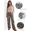 image:imageAleumdr Womens Baggy Sweatpants Elastic Waist Wide Leg Lounge Pajama Pants  With Pockets PJ Bottom Track Travel Pant Elastic Waist Loose Fit Straight Leg Color Block 28 Inseam All Seasons WearA7 Dark Maple Leaf