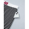 image:imageAleumdr Womens Baggy Sweatpants Elastic Waist Wide Leg Lounge Pajama Pants  With Pockets PJ Bottom Track Travel Pant Elastic Waist Loose Fit Straight Leg Color Block 28 Inseam All Seasons WearA1 Black Stripe