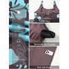 image:imageAleumdr One Piece Swimdress Swimsuit for Women Tummy Control Split Swim Dress Skirt Bathing Suit with PocketsBrown Flower