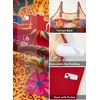 image:imageAleumdr One Piece Swimdress Swimsuit for Women Tummy Control Split Swim Dress Skirt Bathing Suit with PocketsRed Flower