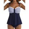 Navy Blue Striped